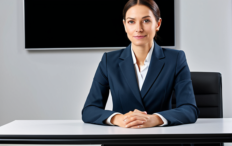 **
Professional businesswoman in a modest business suit, sitting at a desk in a modern office, fully clothed, appropriate attire, safe for work, perfect anatomy, natural proportions, professional photography, high quality.
**