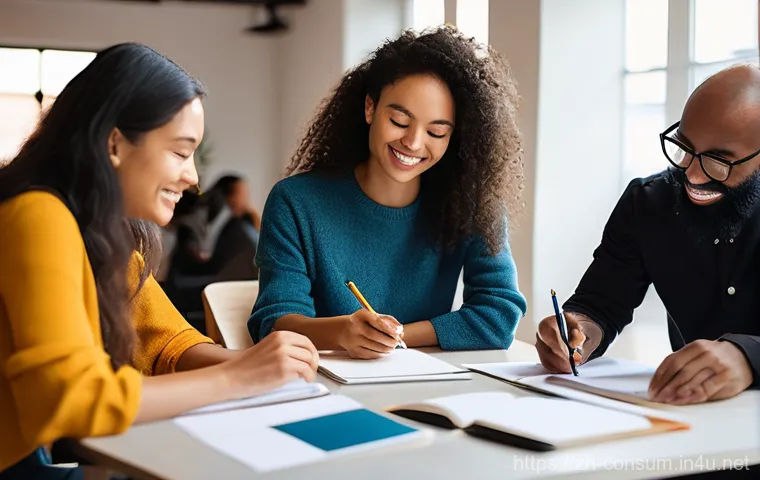 소비자중심 경영을 통한 고객 만족과 성공 사례 - **Prompt 1: From Buyers to Allies – A Collaborative Brand Community**
    A vibrant, sunlit co-worki...