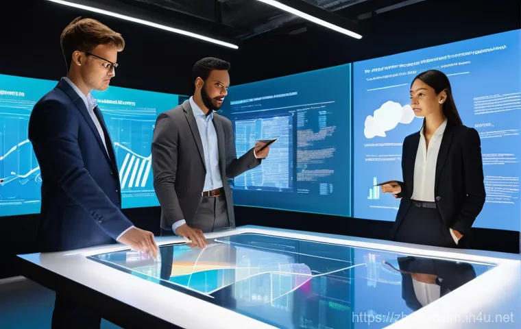 소비자 행동 데이터를 활용한 비즈니스 혁신 사례 분석 - **Prompt:** A vibrant, medium shot of a young adult (wearing a comfortable, modest sweater and tailo...