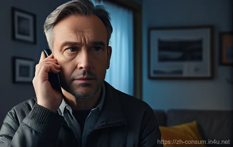 소비자 피해 예방을 위한 실무 가이드 - **Prompt:** A person in their late 20s to early 30s, dressed in smart casual attire, sits in a dimly...