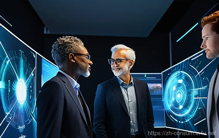 소비자전문기술사 실무와 이론 차이점 - **Prompt:** A panoramic view blending two distinct but interconnected scenes. On the left, a modern,...