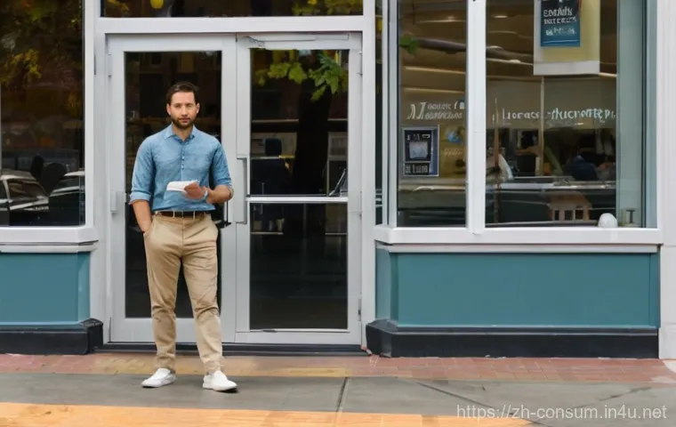소비자 보호 관련 강연 및 세미나 후기 - A young woman, approximately 20-25 years old, with a diverse East Asian appearance, wearing a stylis...