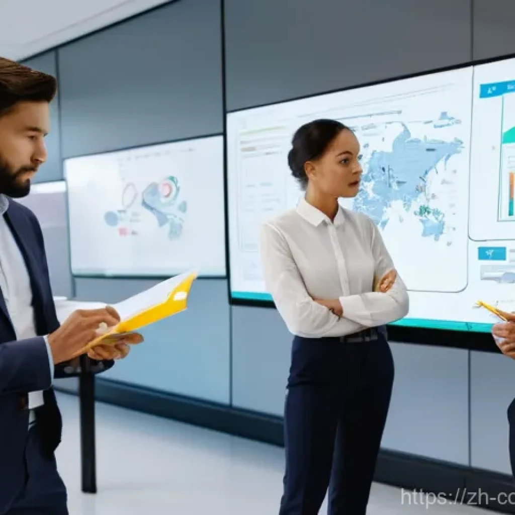 소비자전문기술사 커리어 개발 방법 - **Prompt:** A diverse group of professional engineers, both male and female, in a bright, modern tec...