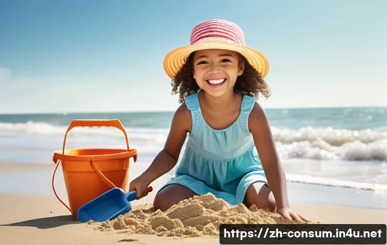 소비자전문기술사와 법률 전문가의 협력 - **Prompt:** A young girl, around 7 years old, wearing a cute, brightly colored sundress and a sun ha...