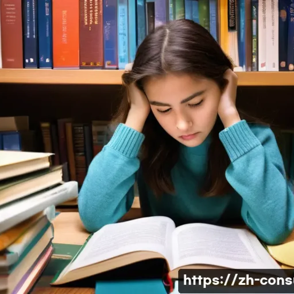 소비자전문기술사 필기 대비 스터디 팁 - **Prompt 1: Overwhelmed Student Amidst Study Materials**
"A young adult, perhaps a woman in her ...