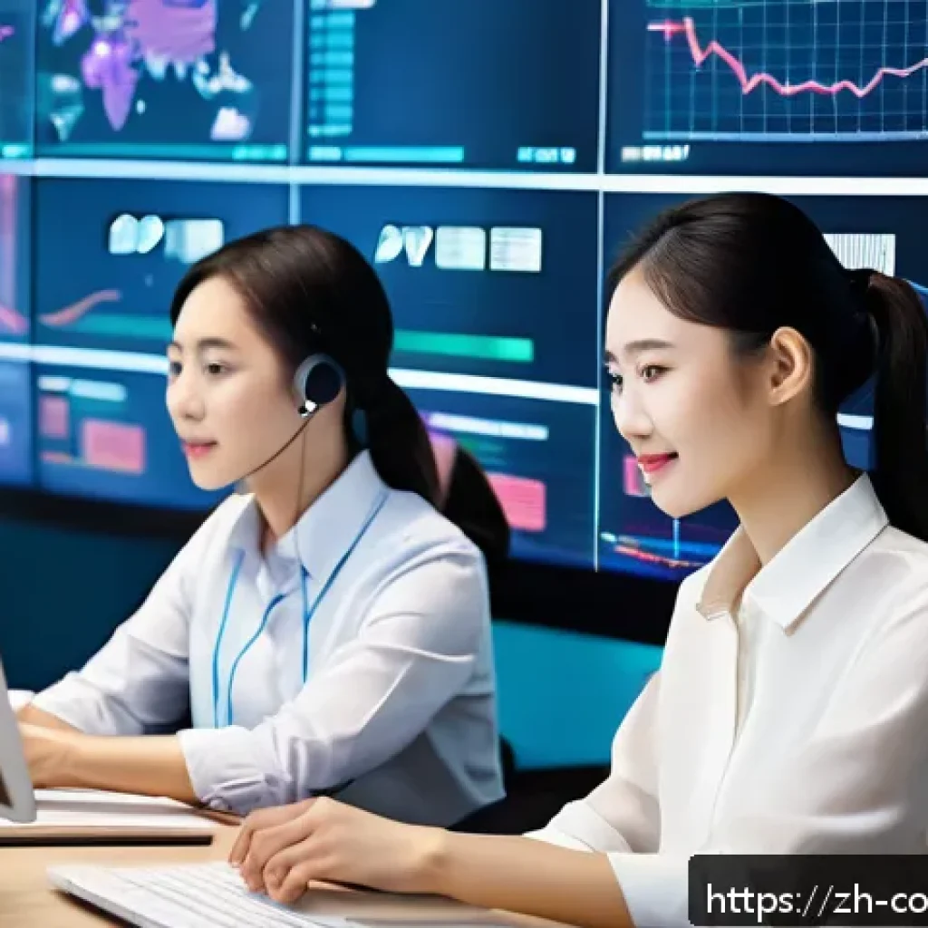 소비자 행동 데이터 기반 전략 수립 - A modern, sleek office environment showing a diverse team of Chinese-speaking data analysts intensel...