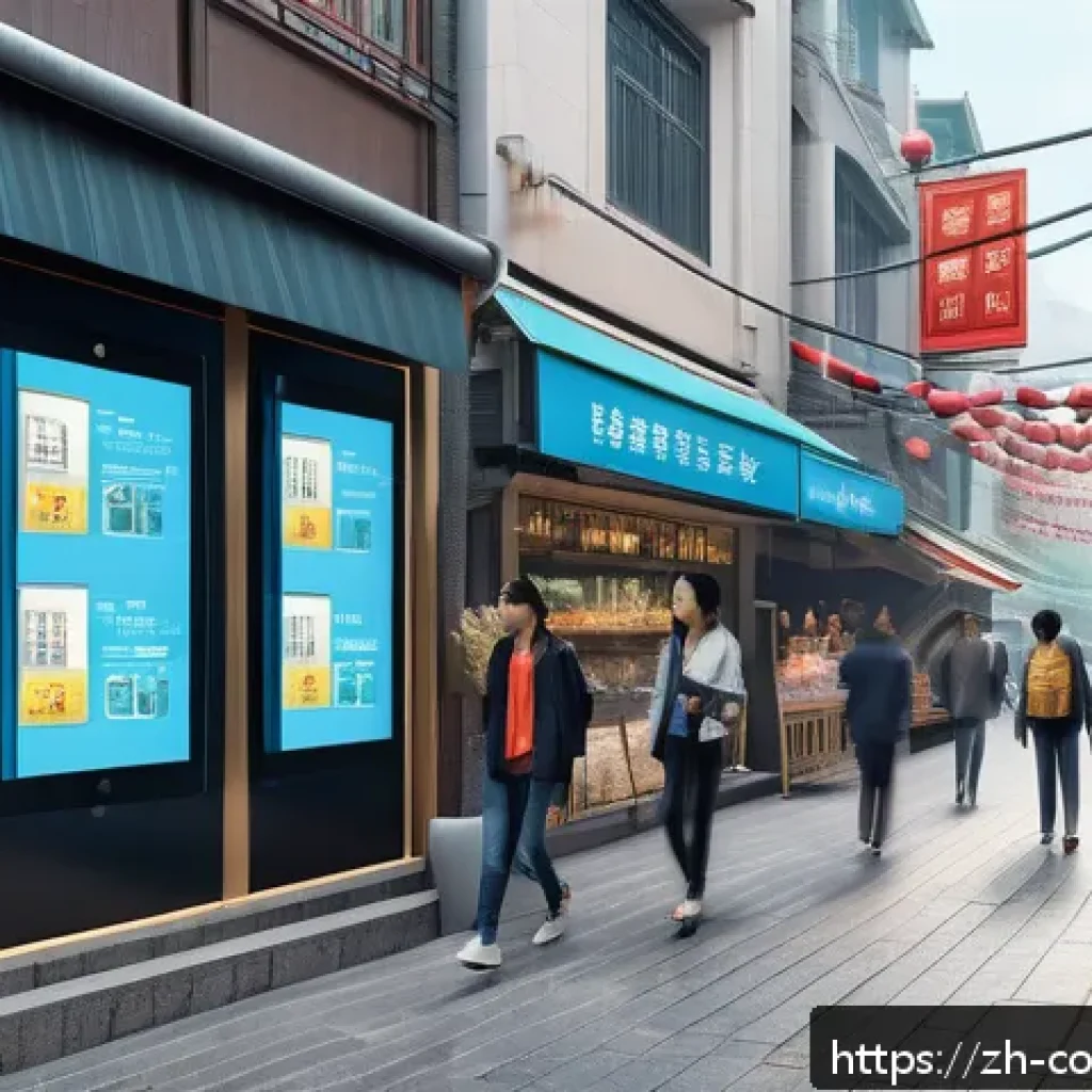 소비자 보호 관련 연구 보고서 리뷰 - A futuristic digital marketplace scene in a modern Chinese city, showcasing diverse consumers shoppi...